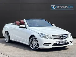 White Used 2013 Mercedes E200 Cabriolet | £9,850