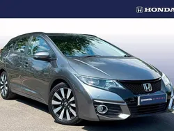 Grey Used 2017 Honda Civic SE Plus Estate | £12,250 (Fair price)