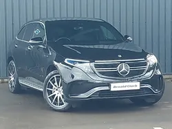 Black Used 2021 Mercedes EQC400 AMG line SUV | £26,498 (Fair price)