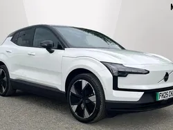 White New 2025 Volvo EX30 Ultra SUV | £32,250 (Good price)
