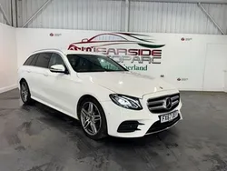 White Used 2017 Mercedes E220 AMG line Estate | £13,999 (Fair price)