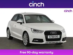 White Used 2018 Audi A1 S-Line Hatchback | £12,299 (Fair price)
