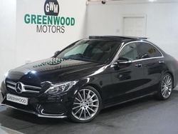 Black Used 2015 Mercedes C250 AMG line Sedan | £11,990 (A bit pricey)