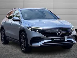 Silver Used 2021 Mercedes EQA250 AMG line SUV | £17,990 (Fair price)