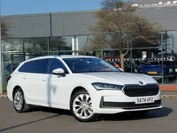 White Used 2024 Skoda Superb SE L Estate | £31,298 (Expensive)
