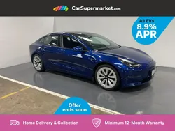 Blue Used 2021 Tesla Model 3 Long Range AWD Sedan | £22,097 (Fair price)