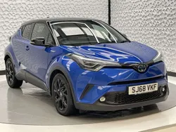 Blue Used 2018 Toyota C-HR SUV | £12,800 (Fair price)