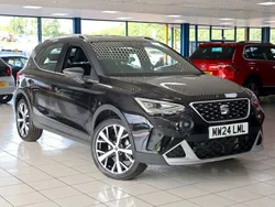 Midnight black Used 2024 Seat Arona Xperience Lux SUV | £20,489 (A bit pricey)