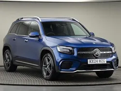 Spectral blue metallic finish Used 2024 Mercedes GLB220 AMG line SUV | £34,150 (Fair price)