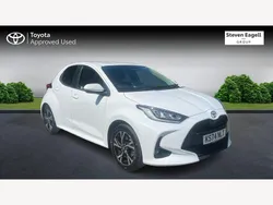 White Used 2024 Toyota Yaris Hybrid Design Hatchback | £18,827 (Fair price)