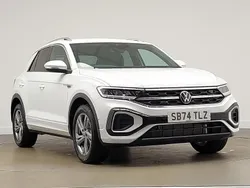 White New 2024 VW T-Roc R-line SUV | £30,998 (Super price)