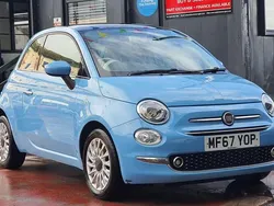 Blue Used 2018 Fiat 500 Lounge Hatchback | £5,689 (Fair price)