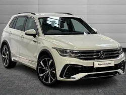 White Used 2022 VW Tiguan R-line SUV | £28,495 (Fair price)