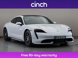 White Used 2020 Porsche Taycan Sedan | £50,049 (Fair price)