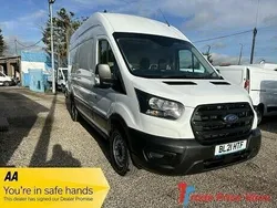 White Used 2021 Ford Transit Van | £16,995 (Expensive)