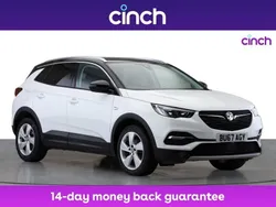 White Used 2017 Vauxhall Grandland X Sport SUV | £9,839 (A bit pricey)