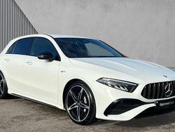 Polar white Used 2023 Mercedes A35 AMG Premium Hatchback | £30,350 (Fair price)