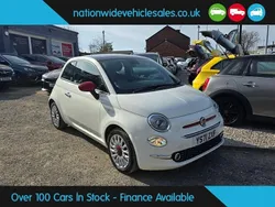 White Used 2022 Fiat 500 Red Hatchback | £7,999 (Good price)