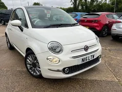 White Used 2016 Fiat 500 Lounge Hatchback | £7,090 (Fair price)