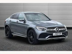 Selenite grey Used 2019 Mercedes GLC300 AMG line Coupe | £34,997 (Expensive)