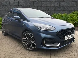 Blue Used 2022 Ford Fiesta ST-Line Hatchback | £16,499 (A bit pricey)