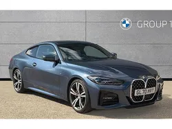 Arctic race blue Used 2021 BMW 430 M Sport Coupe | £30,995 (Fair price)