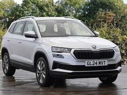 Brilliant silver metallic Used 2024 Skoda Karoq SE L SUV | £20,990 (Fair price)