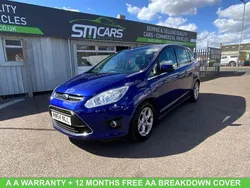 Blue Used 2014 Ford Grand C-Max Zetec MPV | £4,850 (Fair price)
