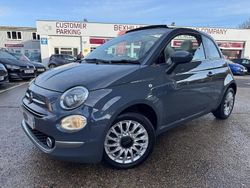Grey Used 2019 Fiat 500 Lounge Cabriolet | £8,999 (A bit pricey)