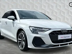 White Used 2025 Audi A3 e-tron S-Line Hatchback | £29,140 (A bit pricey)