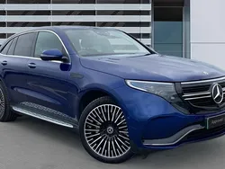 Blue Used 2021 Mercedes EQC400 AMG Line Premium Plus SUV | £30,029 (Expensive)
