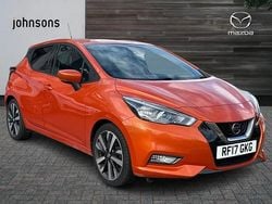 Orange Used 2017 Nissan Micra Tekna Hatchback | £8,875 (Fair price)