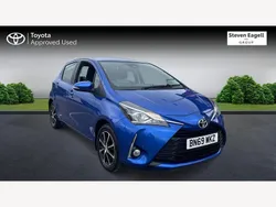 Blue Used 2019 Toyota Yaris Hatchback | £9,054 (Fair price)