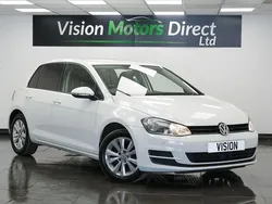 White Used 2014 VW Golf VII SE Hatchback | £7,480 (Fair price)
