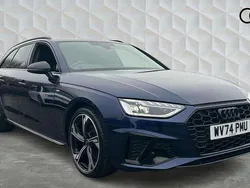 Blue Used 2024 Audi A4 Black Edition Estate | £34,500