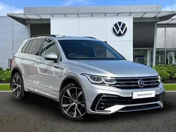 Silver Used 2022 VW Tiguan R-line SUV | £28,756 (Fair price)