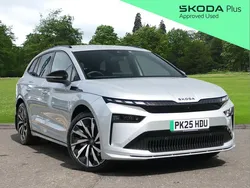 Silver Used 2025 Skoda Enyaq iV SportLine SUV | £40,785 (Expensive)