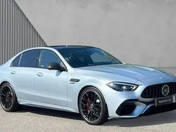 Silver Used 2024 Mercedes C63S AMG Edition Sedan | £81,480