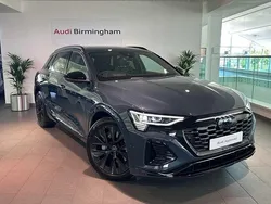 Plasma blue, metallic Used 2024 Audi Q8 e-tron Black Edition SUV | £59,950