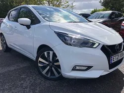 White Used 2021 Nissan Micra Tekna Hatchback | £12,990 (Fair price)