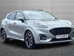 Solar silver Used 2022 Ford Puma Gen-E ST-Line X Hatchback | £16,249 (Fair price)