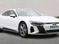 White Used 2023 Audi e-tron GT quattro Comfort Sedan | £48,509 (Super price)