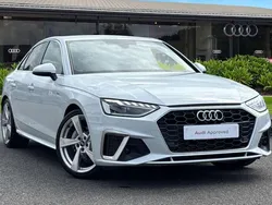 White Used 2024 Audi A4 S-Line Sedan | £27,500 (Fair price)