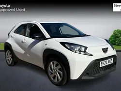 White Used 2023 Toyota Aygo PURE Hatchback | £11,891 (Fair price)