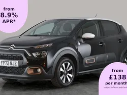 Black Used 2022 Citroën C3 PureTech Hatchback | £10,894 (Fair price)