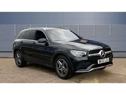 Black Used 2022 Mercedes GLC220 AMG line SUV | £29,108 (Fair price)