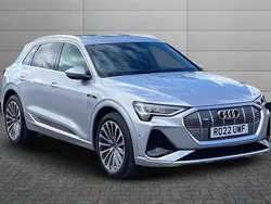 Silver Used 2022 Audi e-tron S-Line SUV | £23,695 (Fair price)