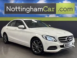 White Used 2014 Mercedes C200 Sedan | £11,895 (Fair price)