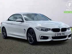 White Used 2016 BMW 420 Comfort Edition Cabriolet | £14,699 (Fair price)