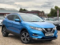 Blue Used 2017 Nissan Qashqai N-Connecta SUV | £6,999 (Fair price)